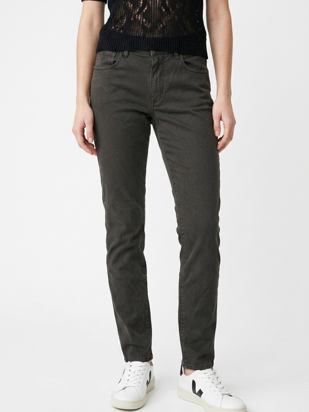 VINCE | Dark Green Slim Straight Jeans Women’s Size 31 (12)